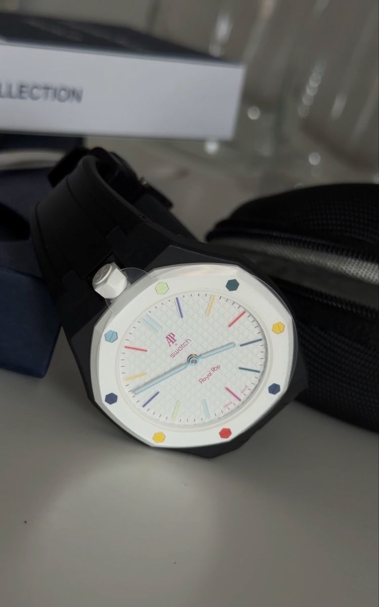 Swatch Orologi: Audemars Piguet x Swatch watch – Nuovo e nell'imballaggio originale da Paradiso venduto da viorea 5