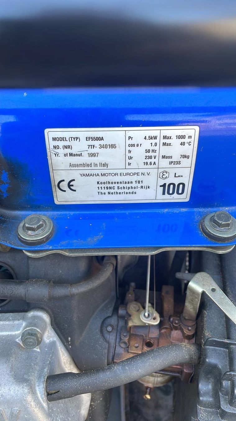 Yamaha Stromgeneratoren: Notstromaggregat mit Yamaha Motor – Gebraucht aus Pratval von ventil5 2