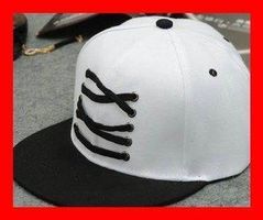 Baseballcap Schuhbändel WEISS WHITE Sneaker Shoelace Mütze
