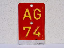 AG 74 VELONUMMER - FAHRRADSCHILD