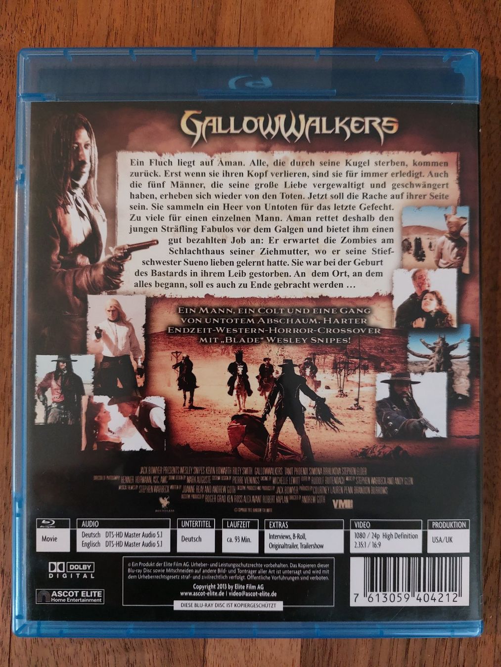 Tutti i DVDs: Blu Ray - GallowWalkers / Gallow Walkers mit Wesley Snipes – Usato da Rheinfelden venduto da FilmAuktion 1