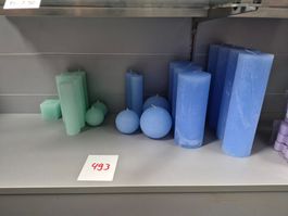 493 Posten Raureif Kerzen aus Liquidation