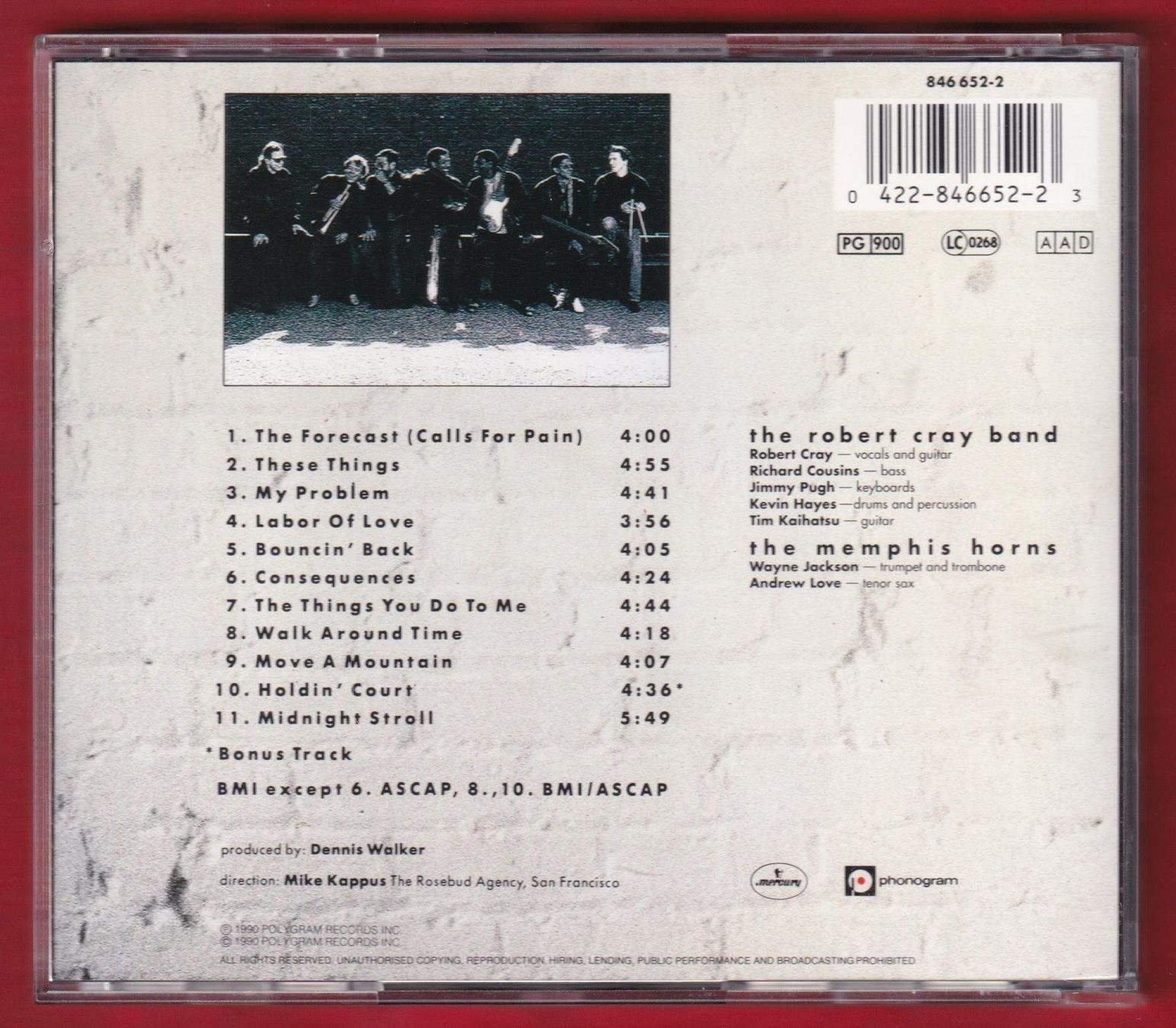 CDs: Robert Cray - Midnight Stroll (CD) – Gebraucht aus Zürich von Pfluftl2000 1