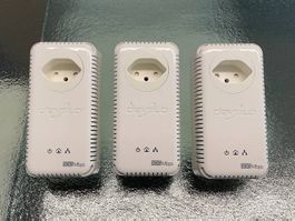 devolo dLAN 500 AVplus Powerline Adapter Set (3 Stück)