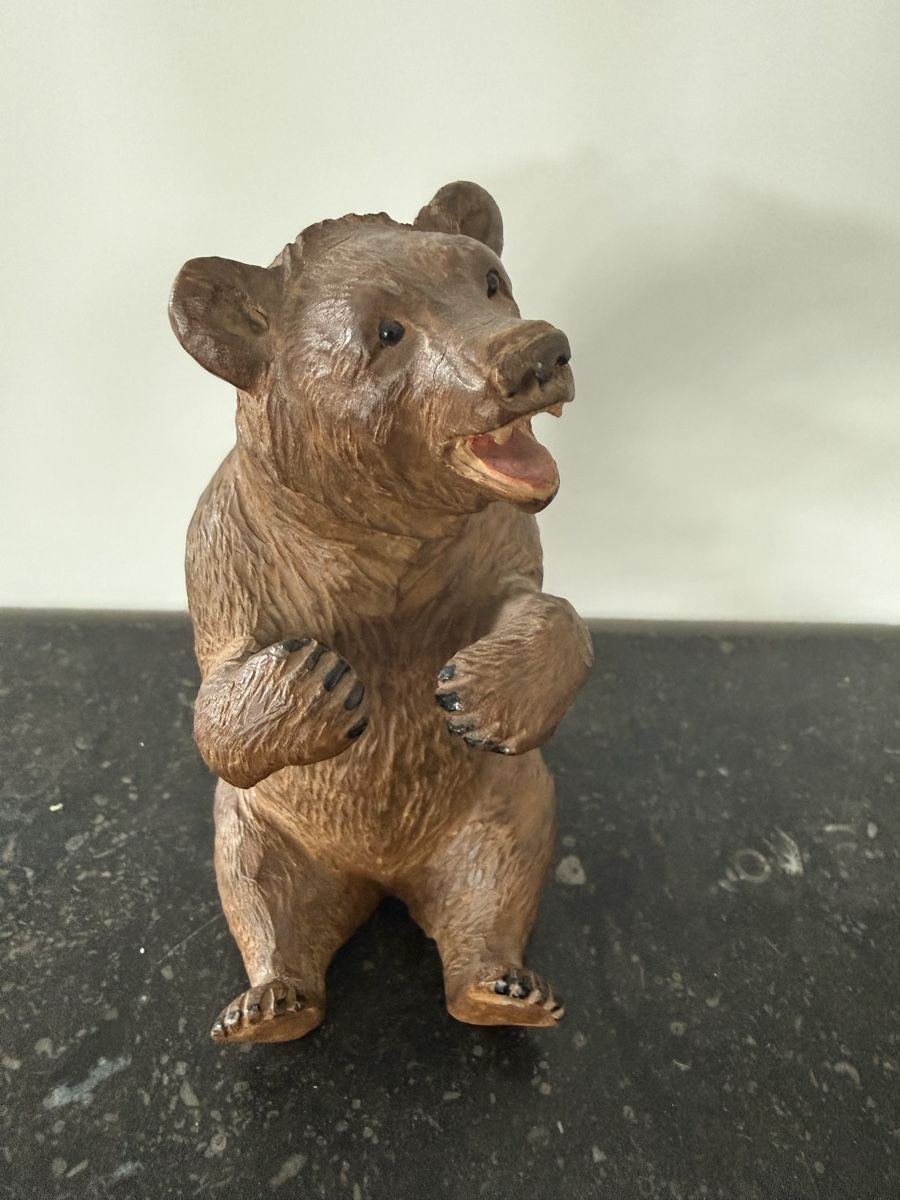 Figuren: Alter geschnitzter Bär aus Brienz – Gebraucht aus Biel/Bienne von newyorker80