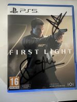 PS5 Spiel 007 First Light signiert Unterschrift