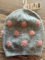 Neue, warme Kindermütze, Grösse 6-8 Jahre, Grau/Rosa.