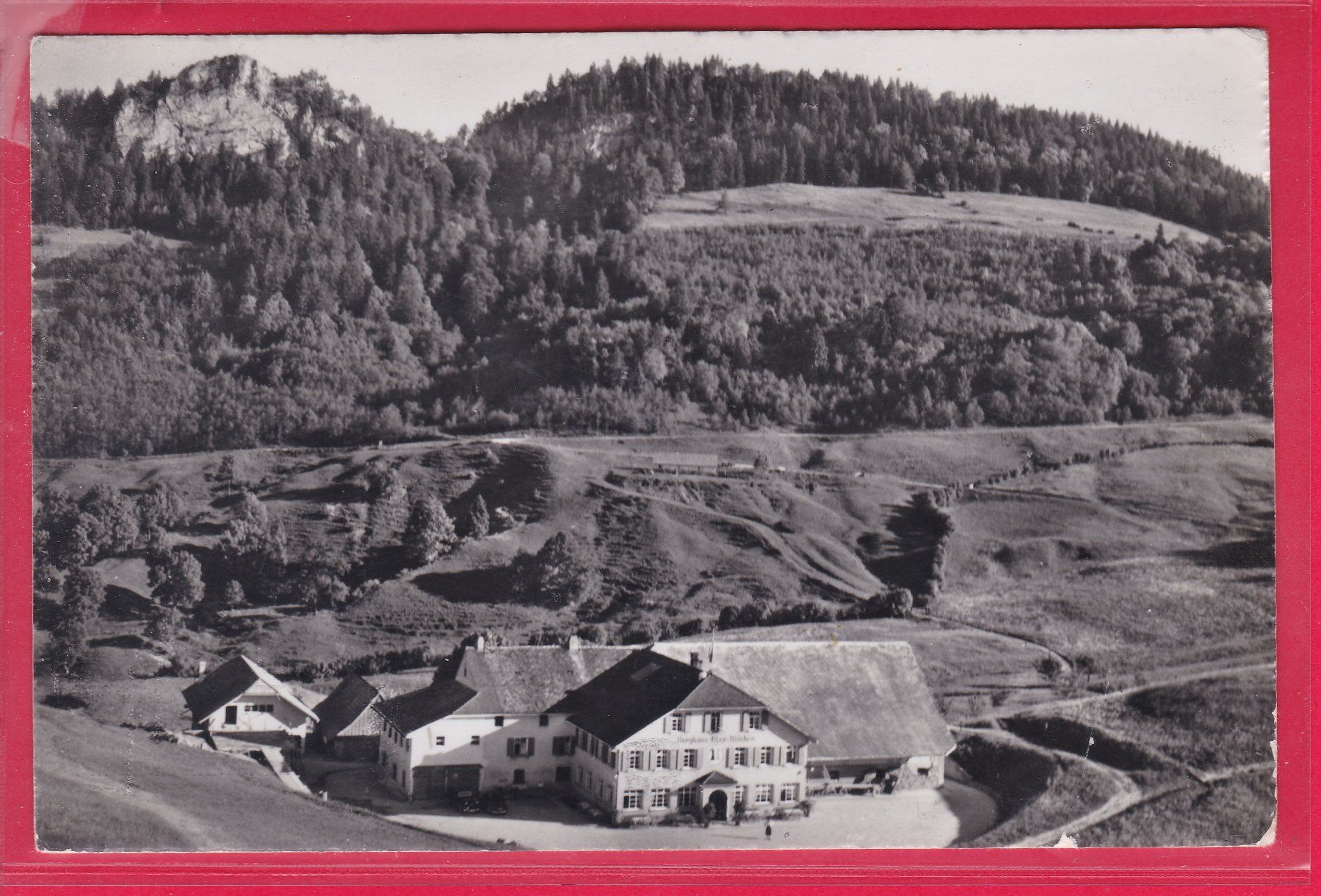 Cartoline postali: BERGHAUS OBER-BÖLCHEN BEI EPTINGEN, FELDPOST – Usato da Oberrieden venduto da Gebirgsstelze
