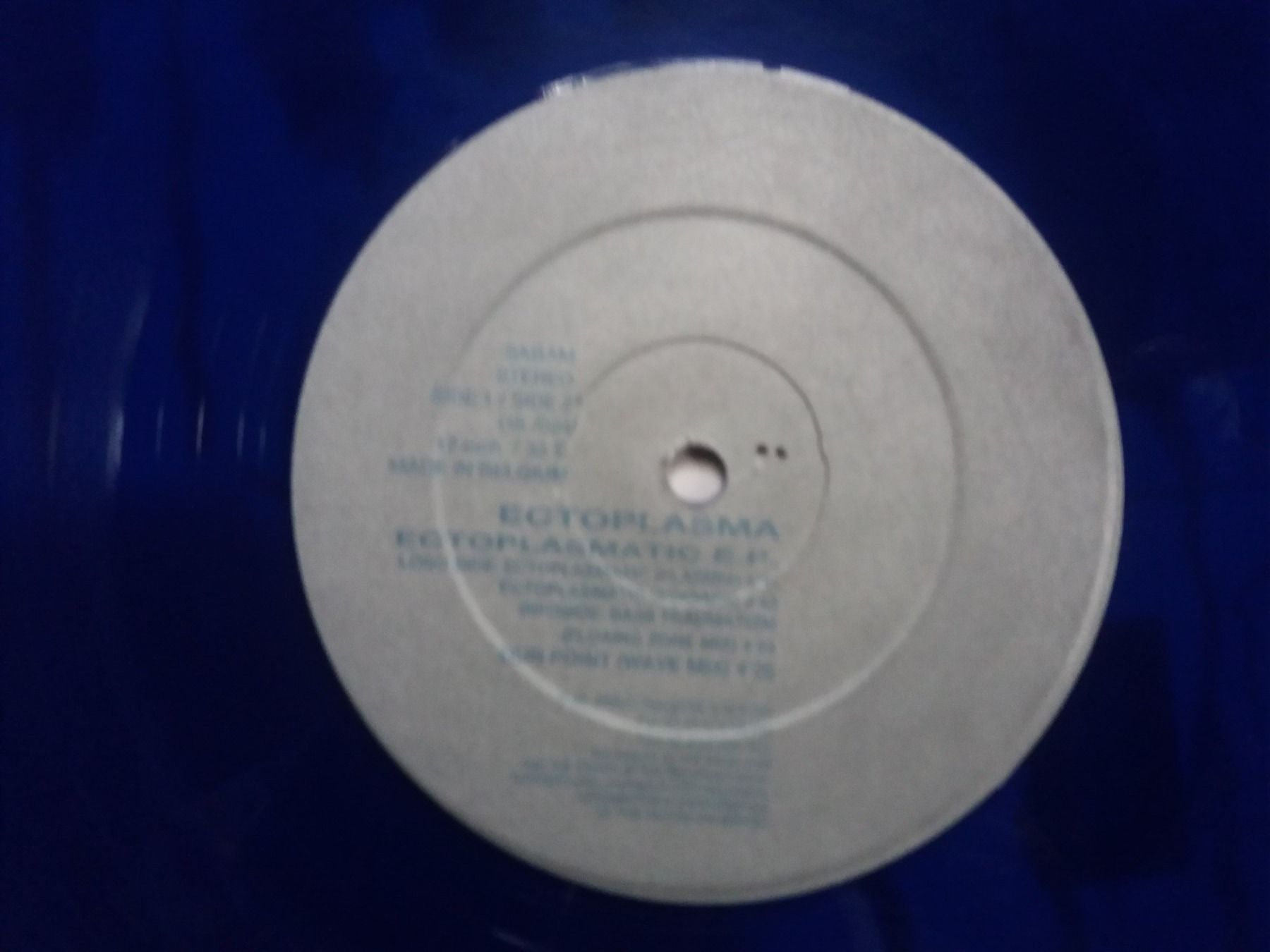 Dischi in vinile: 12", EP, Blue (Ectoplasma) ectoplasmatic (electro techno) – Usato da Meyrin venduto da toutatis 3