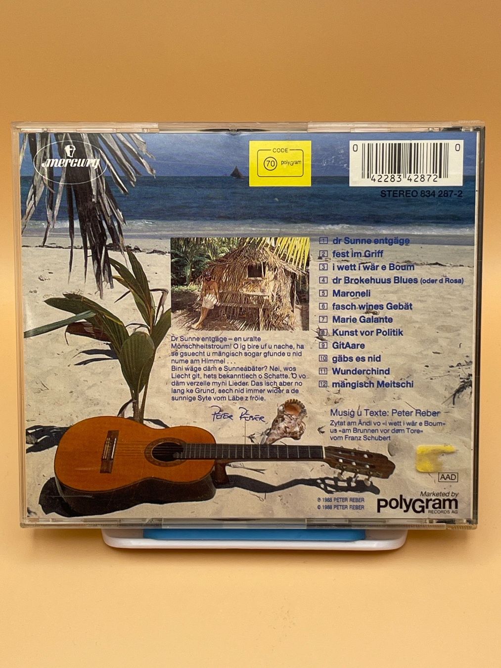 CD: Peter Reber - dr Sunne entgäge – Usato da Rüti ZH venduto da alumedien 1