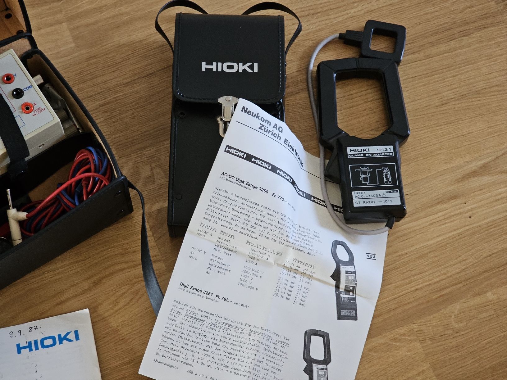 Misurare: HIOKI 8202 MICRO HI CORDER mit Zange 9008 – Usato da Baden venduto da rob_grh6 6