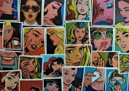 AUFKLEBER STICKERS SEXY  GIRLS  50 Stk.