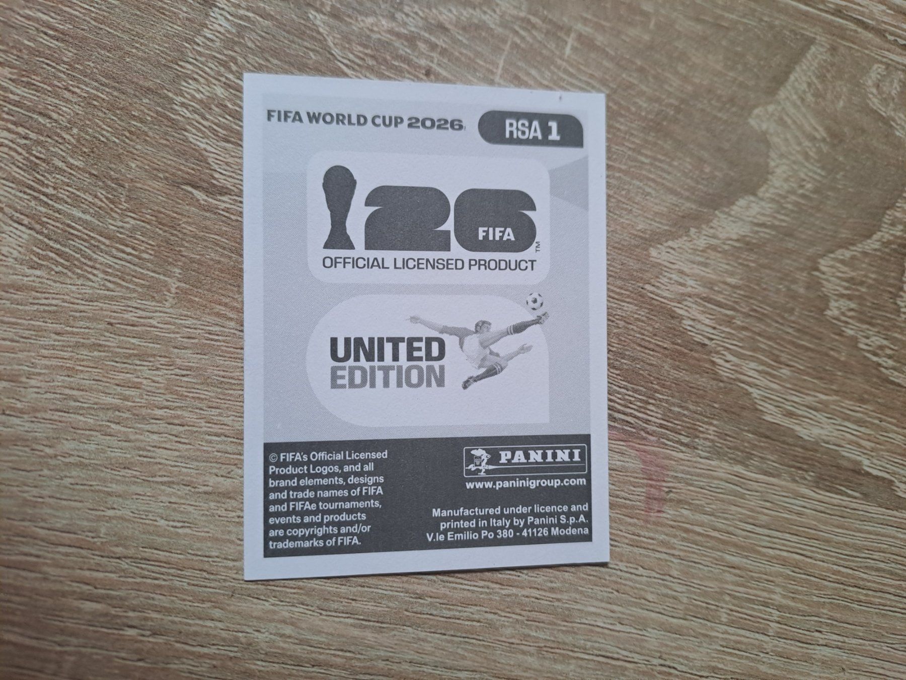 Fifa Sammelbilder & Trading cards: RSA 1 – Neu (gemäss Beschreibung) aus Pratteln von olliw 1