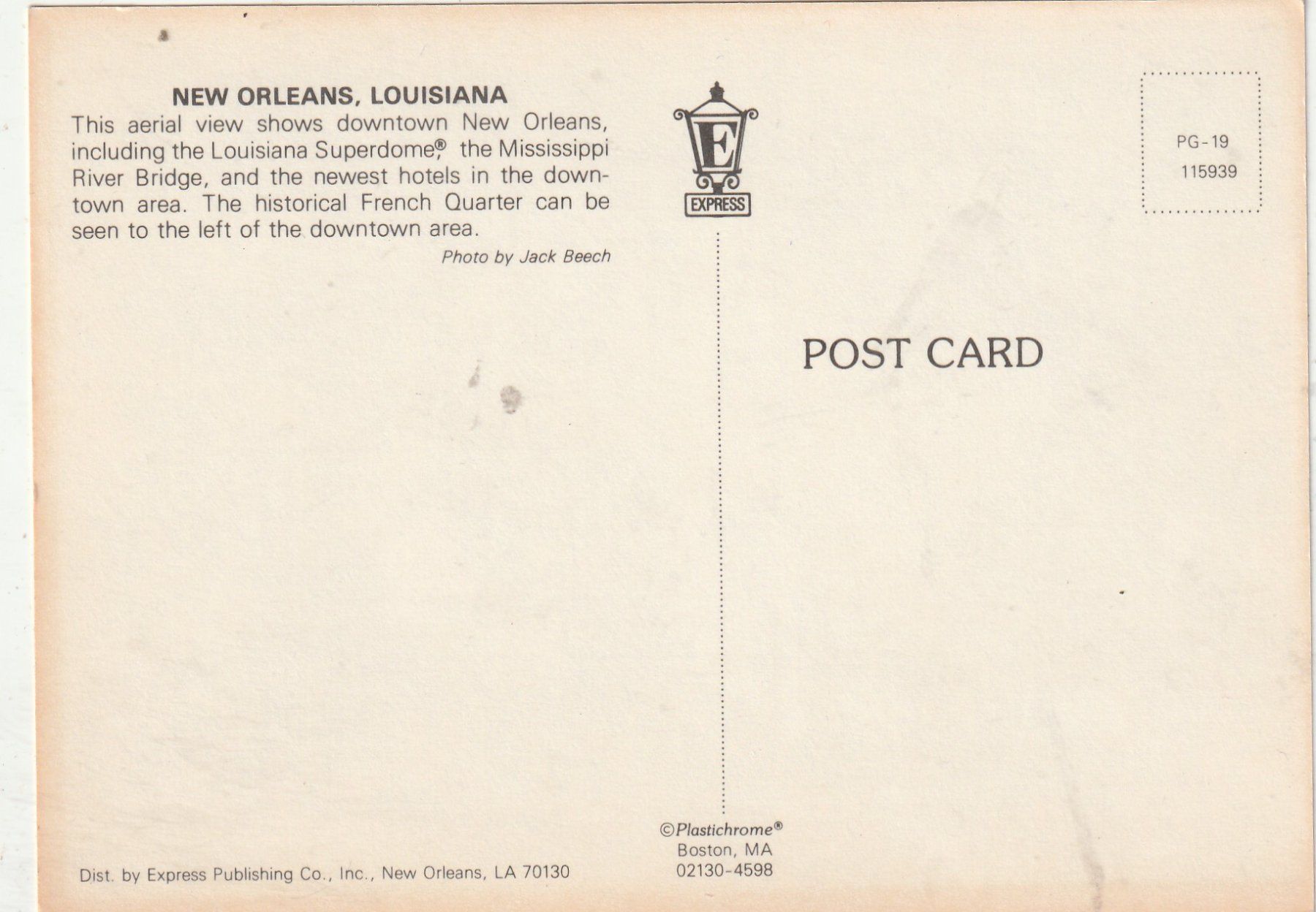 Ansichtskarten: New Orleans Louisiana – Gebraucht aus Lumbrein von made02 1