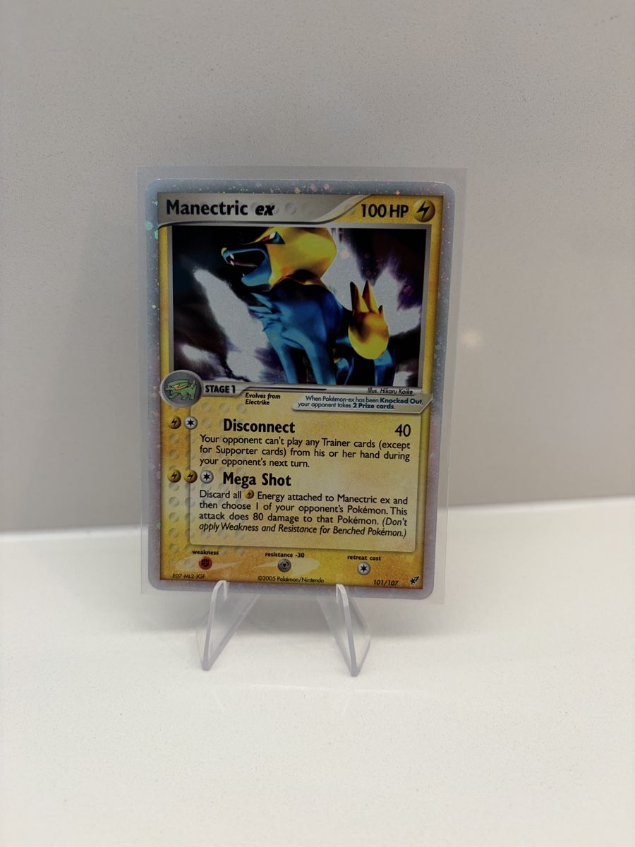 Pokémon Carte collezionabili: Manectric ex Ultra Rare EX Deoxys 2005 – Usato da Arlesheim venduto da WungaBunga