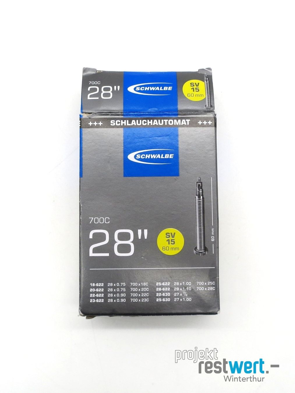 Pezzi di ricambio: SCHWALBE Veloschlauch 700 C, SV 15, 28" – Nuovo (secondo la descrizione) da Winterthur venduto da Restwert_Winterthur 2