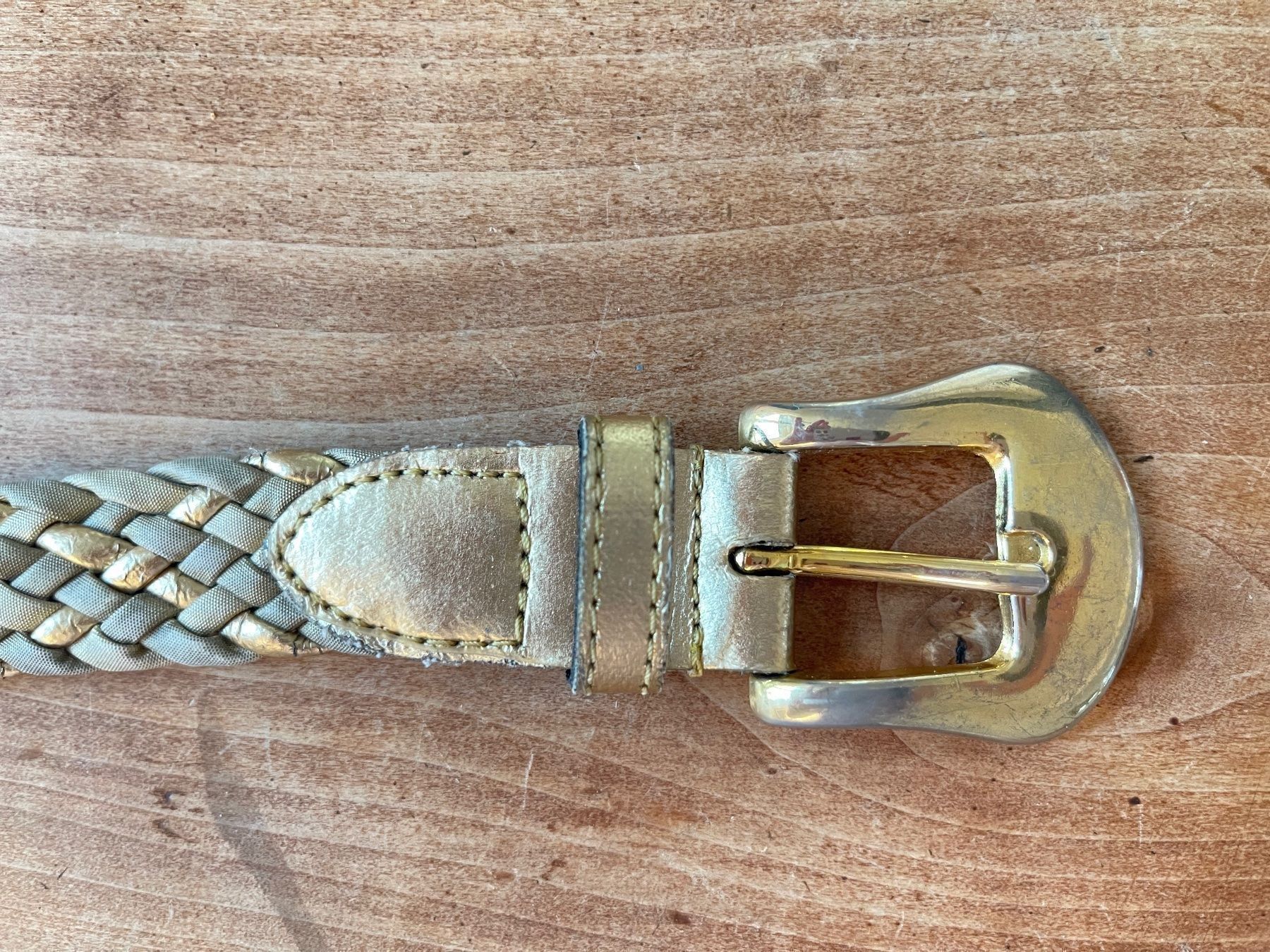 Gürtel: 3-farbiger Flechtgurt, Grösse 90 cm, Damen – Gebraucht aus Winterthur von 1956ingi 1
