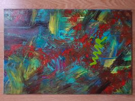 Painting: "Chaotic Synthesis", 40 x 60 cm canvas frame