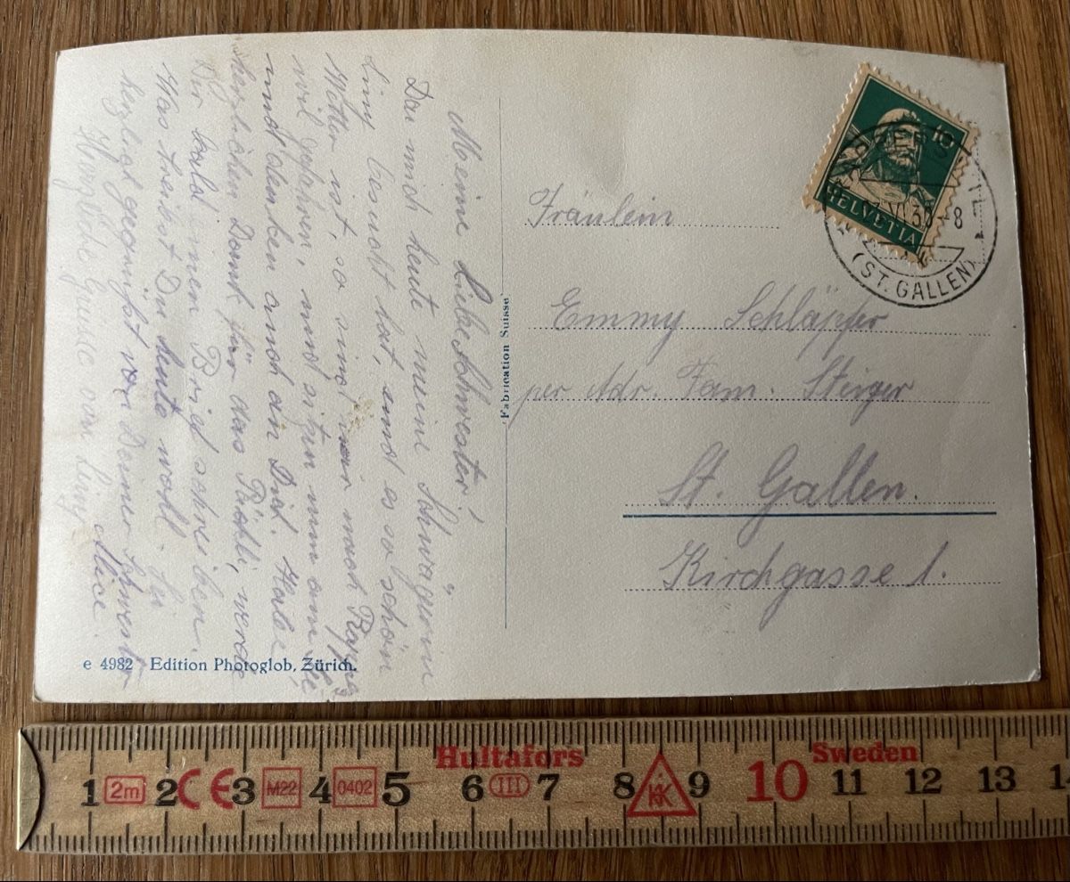 Cartoline postali: Ansichtskarte Rapperswil – Usato da Waldstatt venduto da Cremschnitte 1