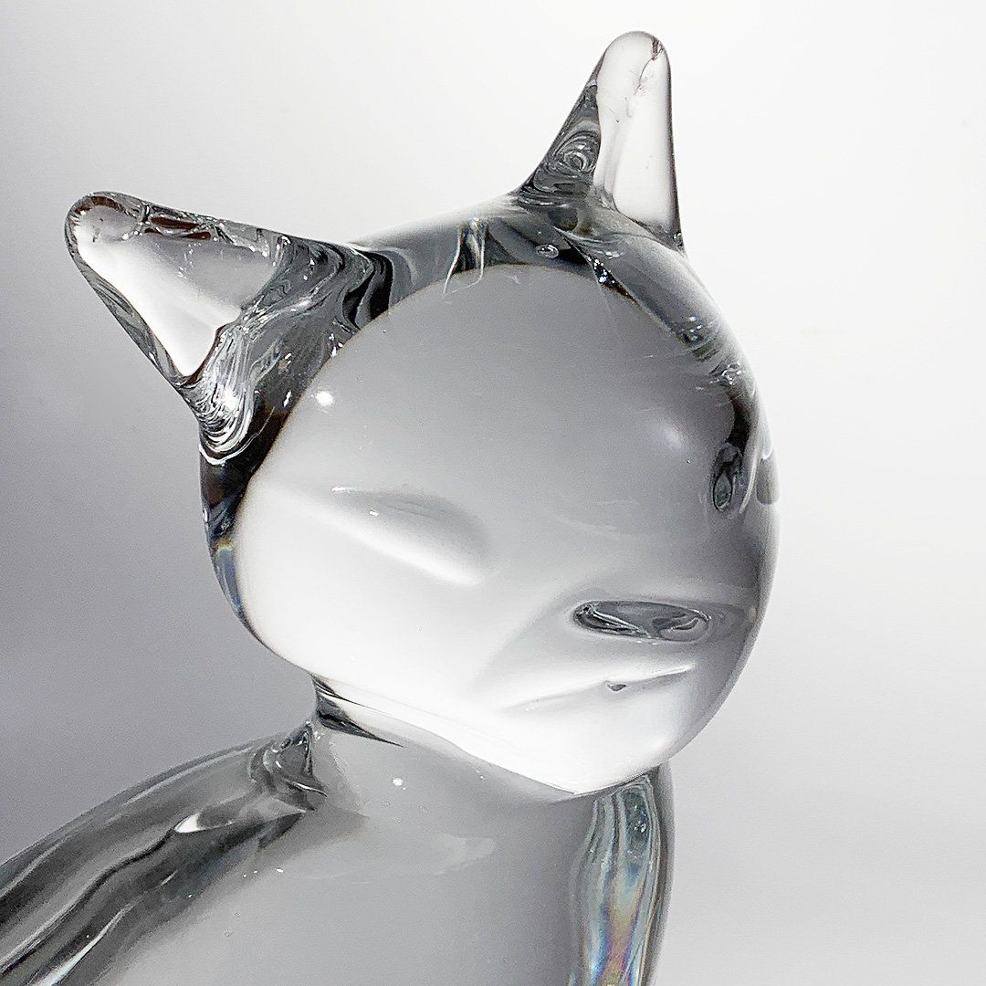 Sculture & Statue: Grosse Murano Glas Katze Skulptur – Usato da Luzern venduto da Eukalyptus 4