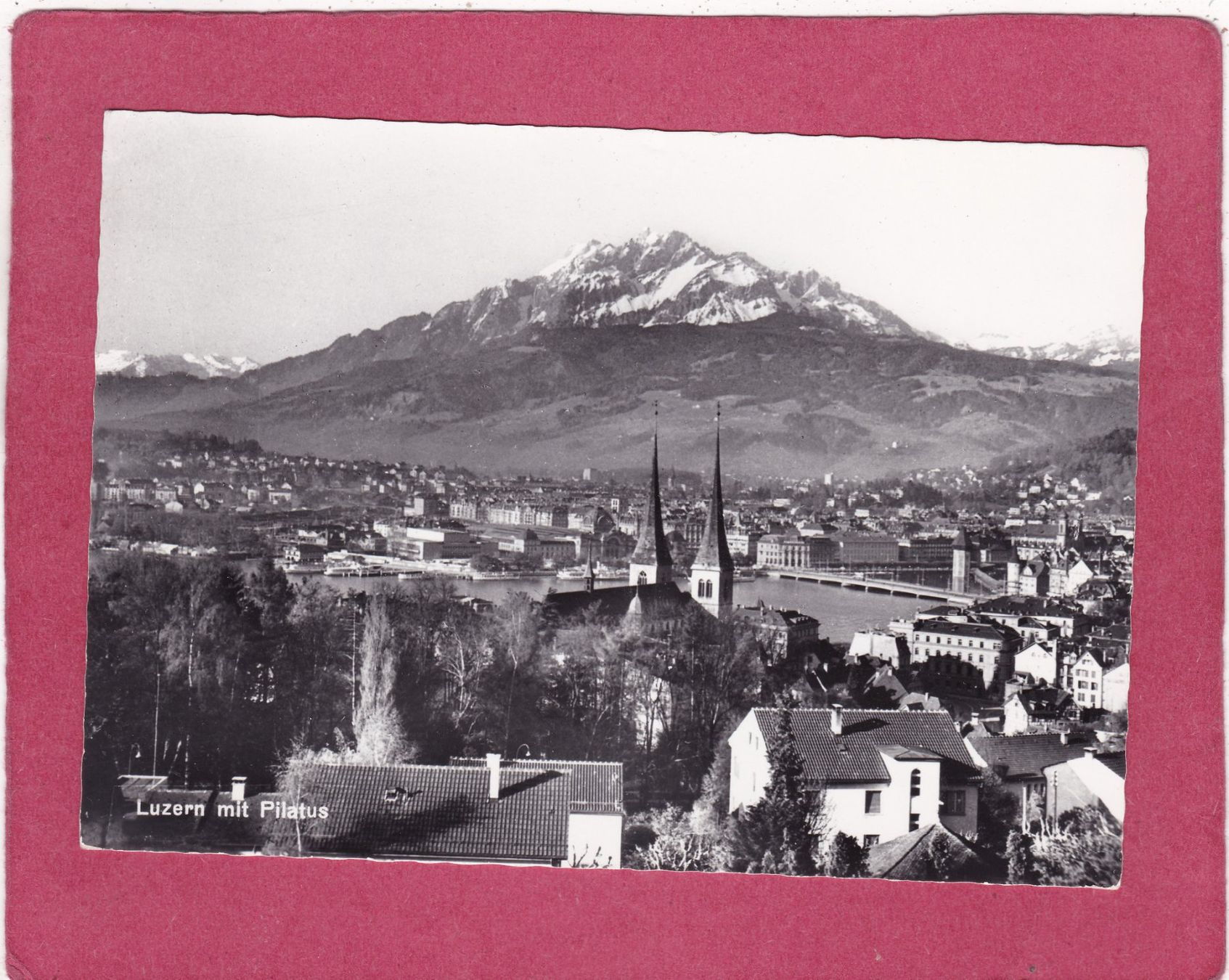 Cartoline postali: Luzern mit Pilatus – Usato da Herisau venduto da Lisegrat2008