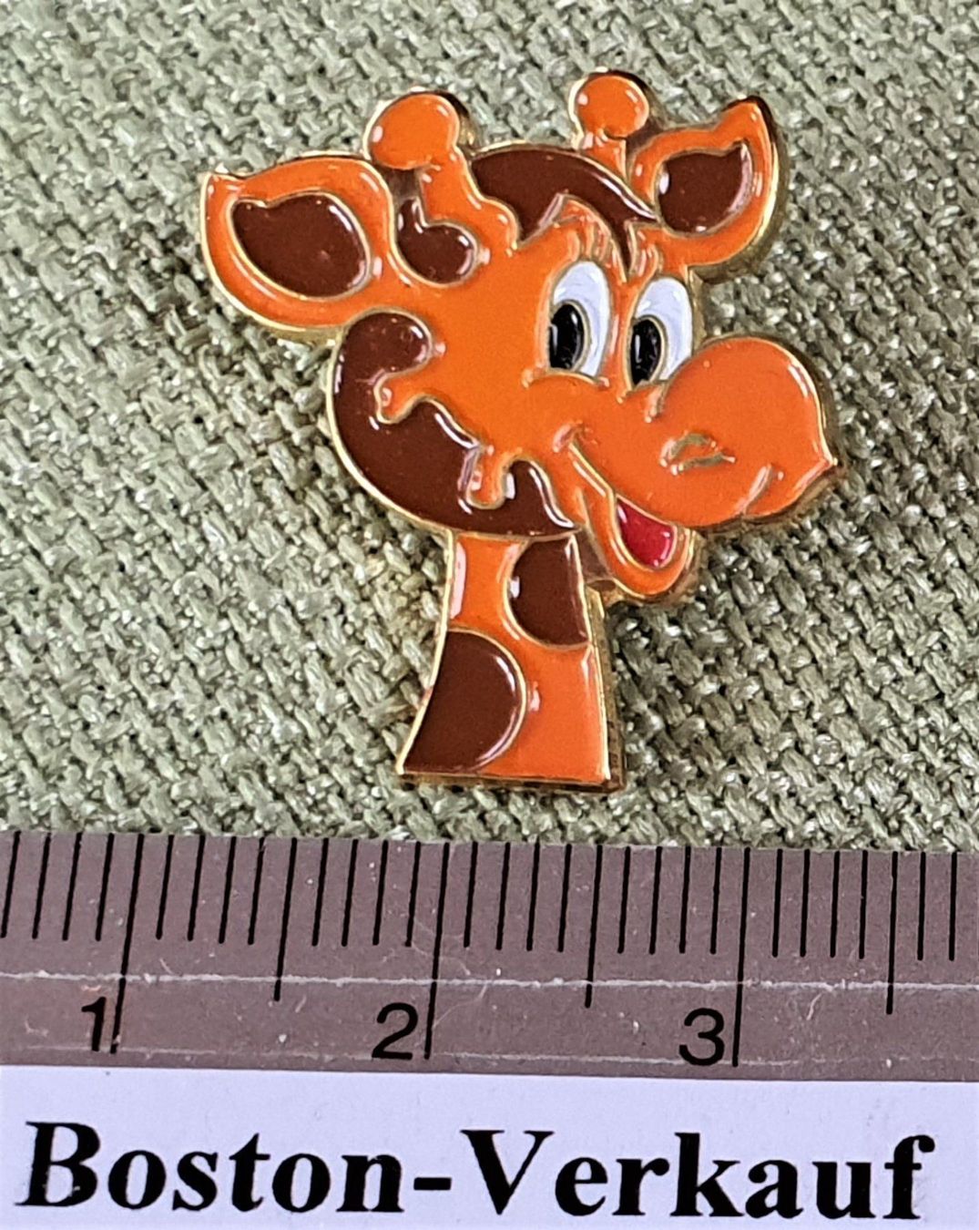 Placchette & Badge: D615 - Pin Giraffe Giraffenkopf – Usato da Reinach BL venduto da Boston-Verkauf 1