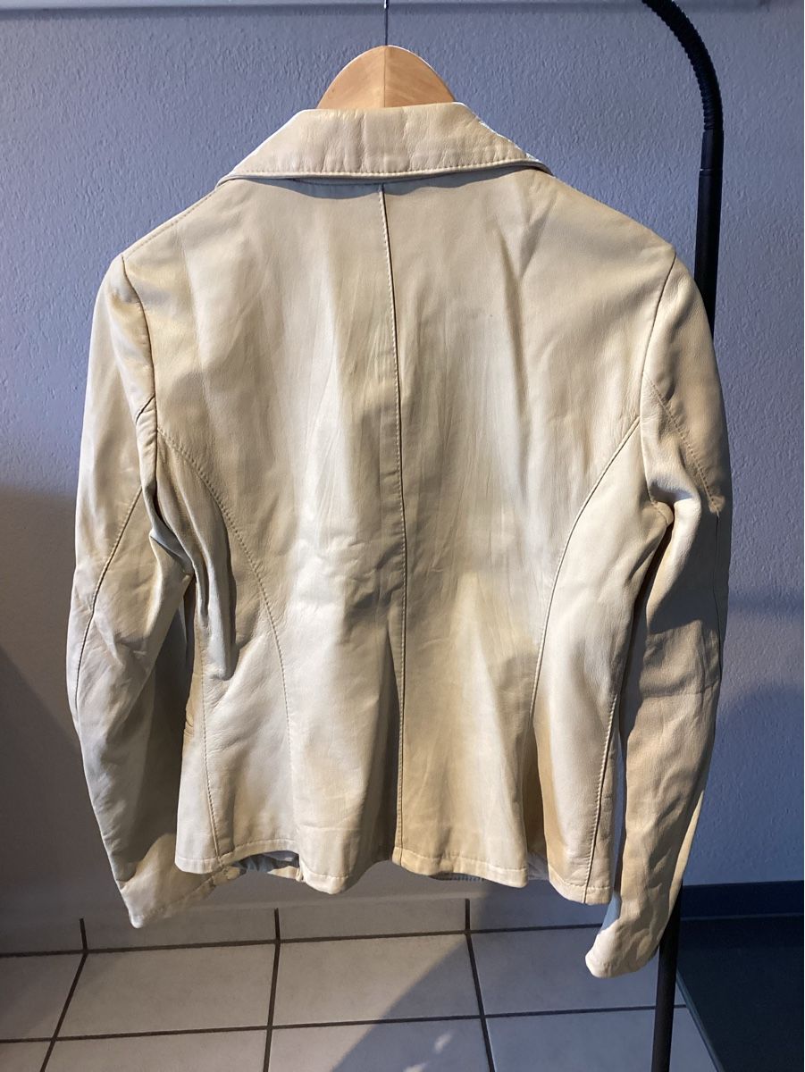 Giacche: Lederjacke, beige, Größe 38 – Usato da Schliern b. Köniz venduto da ybdan68 1