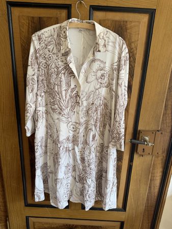 Sommerliches Blusenkleid, Gr. 40, Top Zustand!