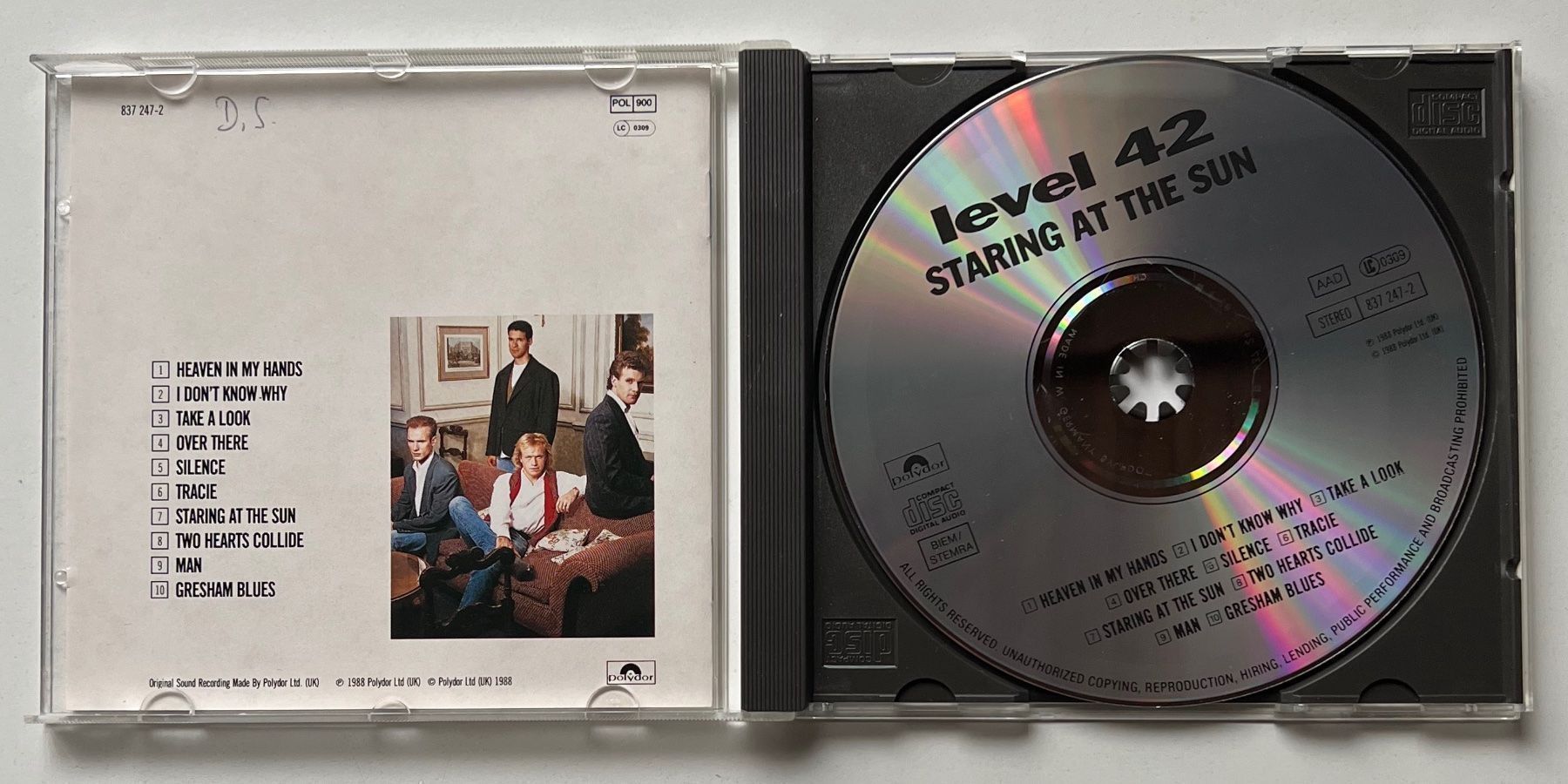 CD: Level 42 / Staring At The Sun – Usato da Näfels venduto da rottabi 2
