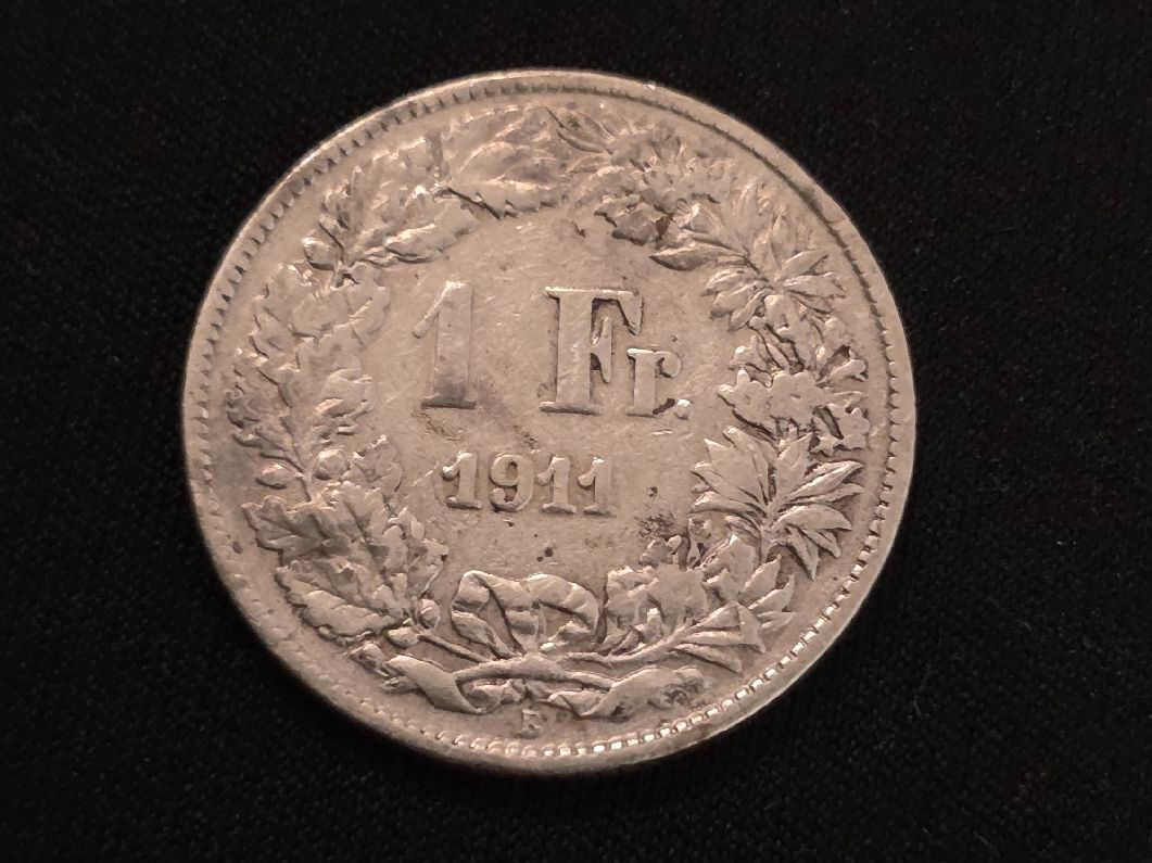 Tutti le monete: 1 chf 1911 – Usato da Genève venduto da bbastos 1