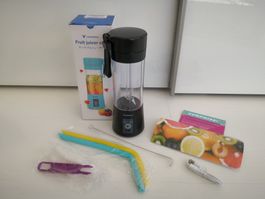 🤩94STK: 2 REISE-FRÜCHTEMIXER-BECHER &7 STOFFEINKAUFSTASCHEN