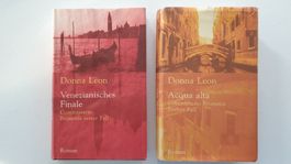 Donna Leon. Zwei Kriminalromane Commissario Brunetti.