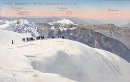 Jungfraubahn - Auf dem Jungfraujoch 1913