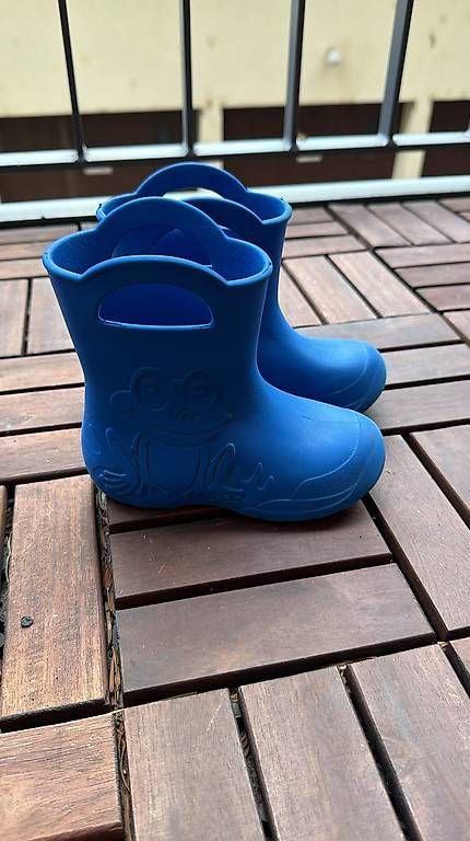 Schuhe für Jungen: Blaue Gummistiefel Gr. 24/25 – Gebraucht aus Luzern von Mariab2502