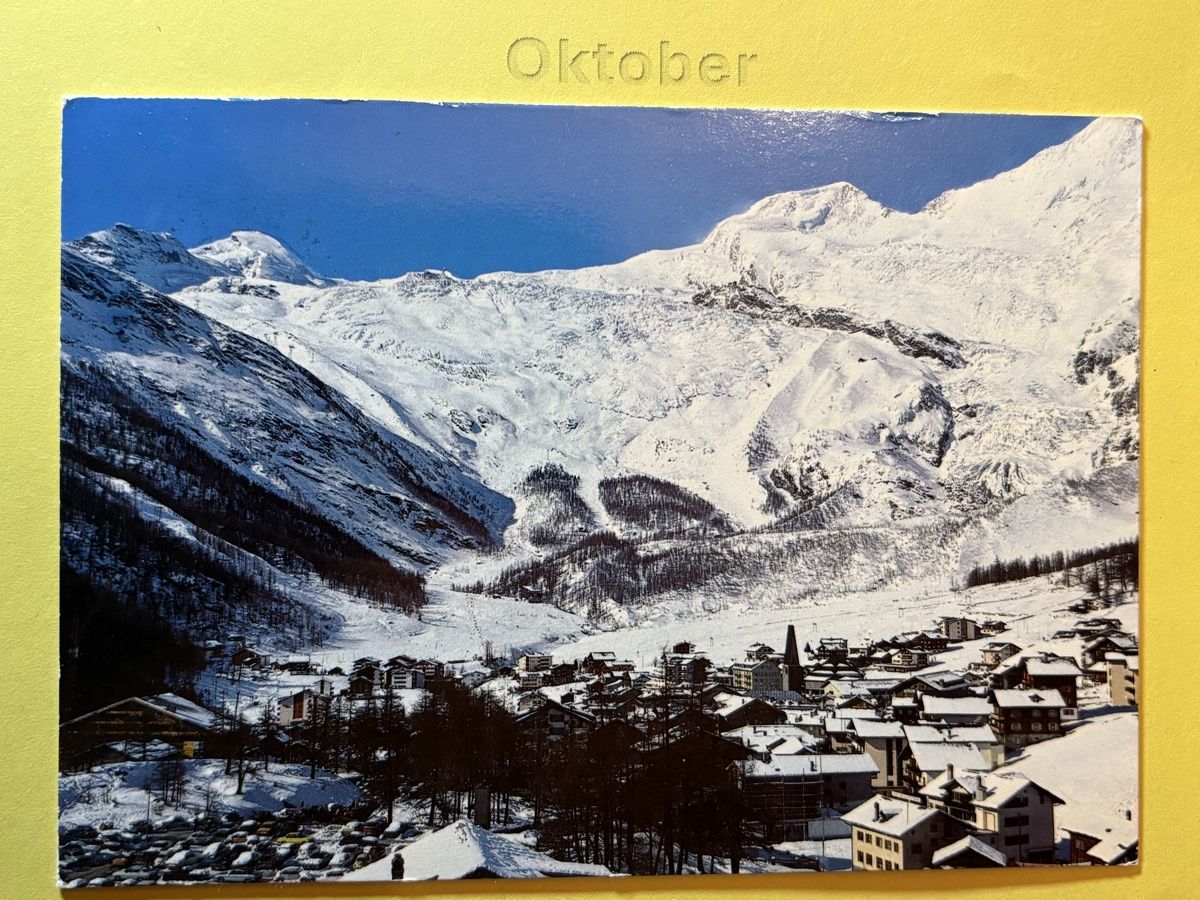 Cartoline postali: AK von Saas Fer – Usato da Rümlang venduto da Kartenpost1