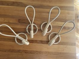 4er Set Gardaroben Haken Vintage Look Top