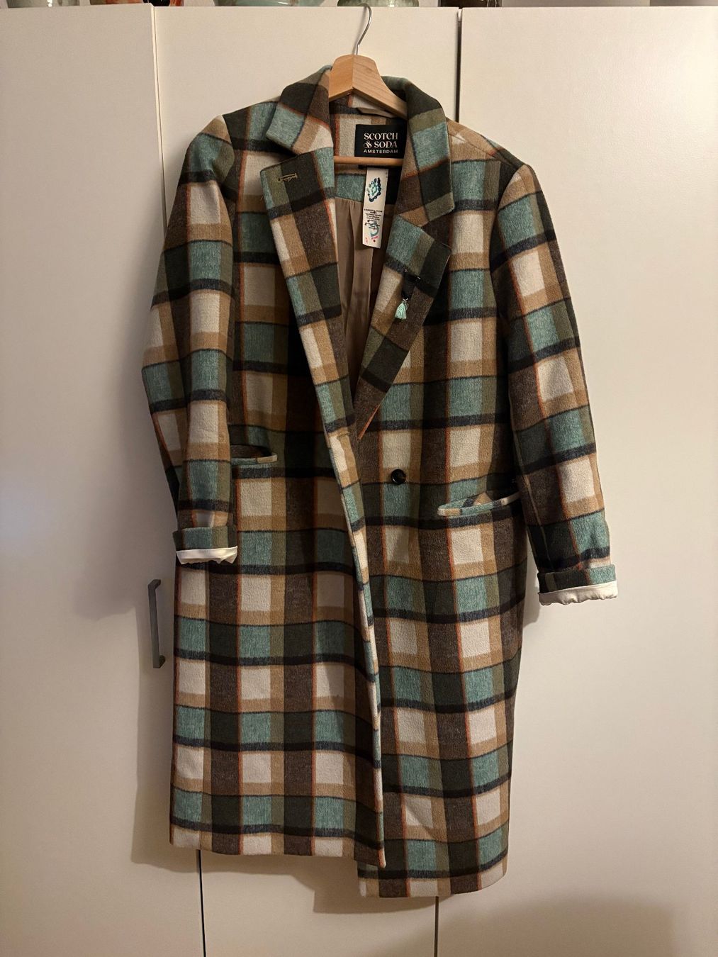 Cappotti: Scotch & Soda Plaid Single Breasted Coat – Usato da Zürich venduto da ray_r79m