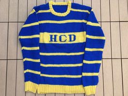ANTIKER HC DAVOS STRICKPULLOVER PULLI HCD HOCKEY LARGE