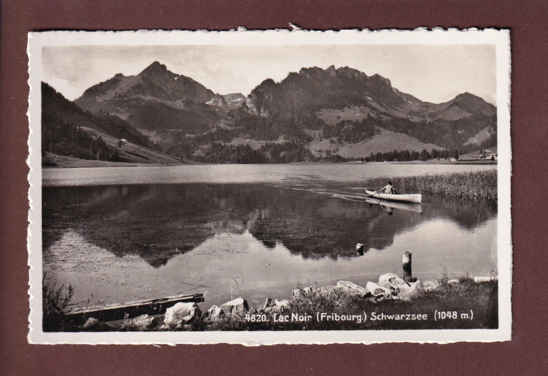 Cartoline postali: LAC NOIR / SCHWARZSEE – Usato da Pully venduto da nicecards