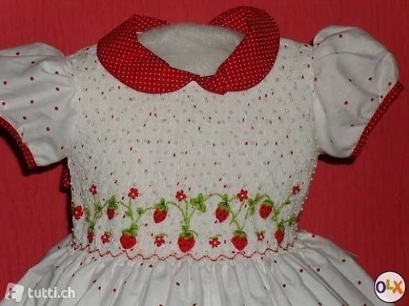 Vestiti & Gonne: Traumhaftes Emily Erdbeere Kleid – Nuovo e nell'imballaggio originale da Uster venduto da BellaBimbaQ 1