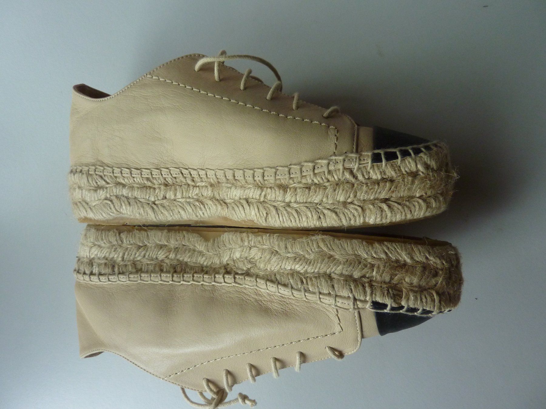 Scarpe da donna: Beige Leder Espadrilles  37 Cosmoparis – Nuovo (secondo la descrizione) da Waldstatt venduto da Kananaskis1 5
