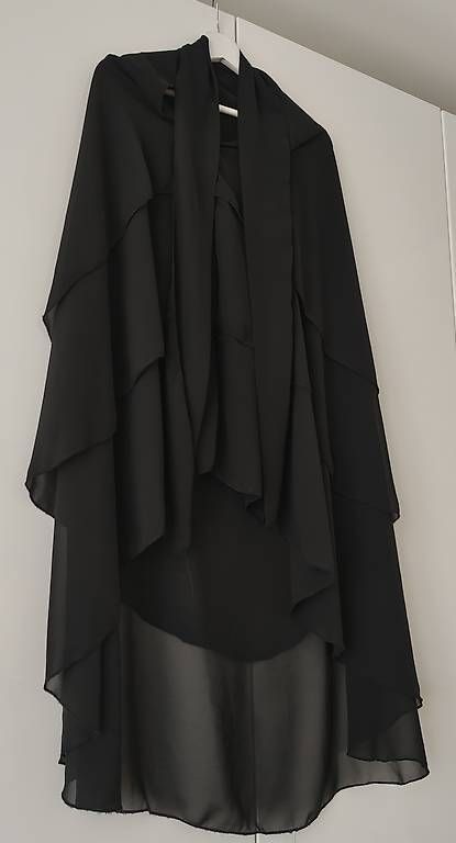 Tessuti: Chiffon-Khimar schwarz – Usato da Basel venduto da ukhtyy 1