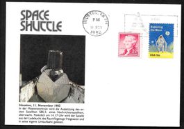 USA Sonderbrief Space Shuttle 5 Missionskontrolle 11.11.1982