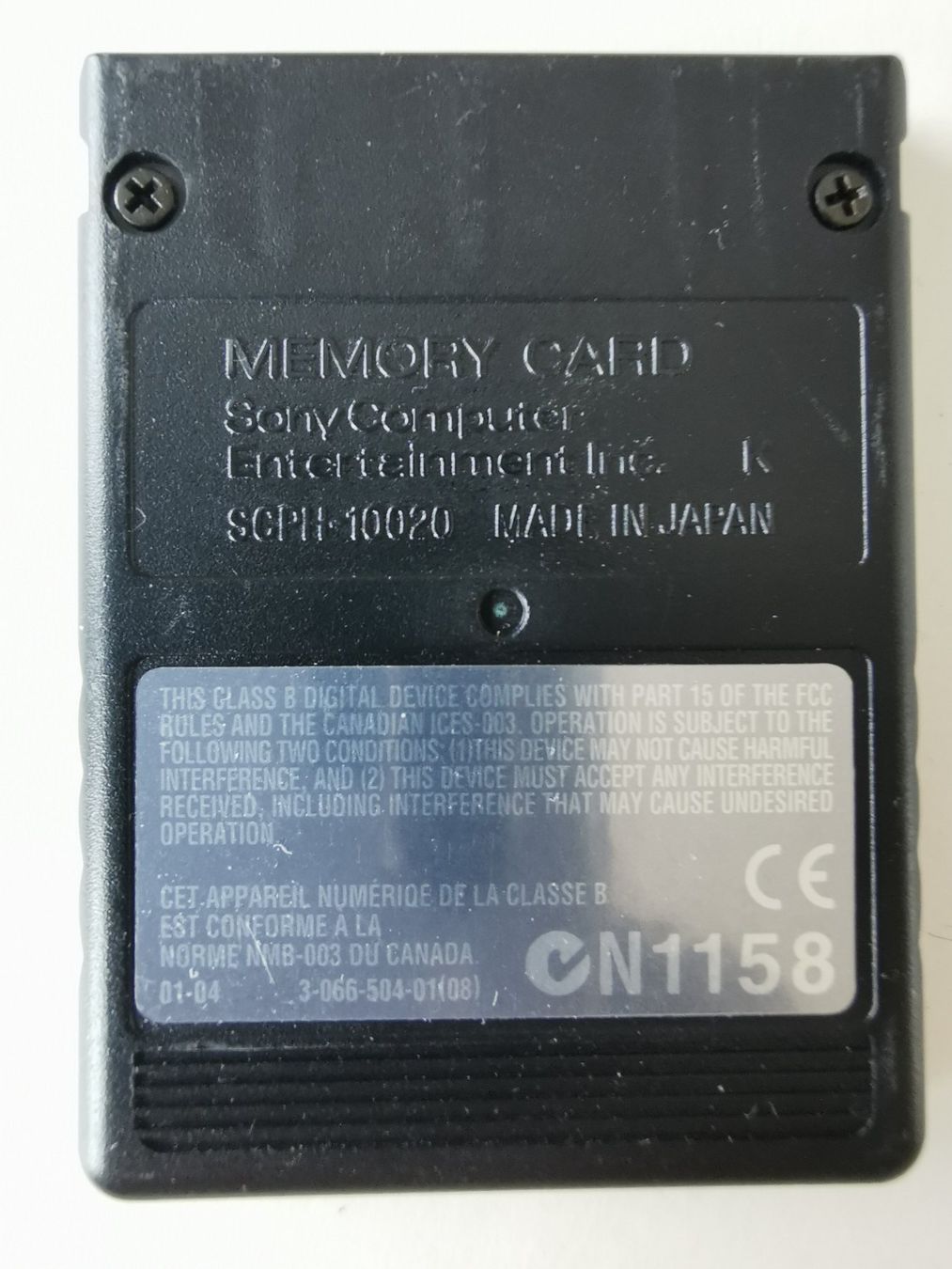 Sony Memory unit & Memory card: Ps 2 - Memory Card 8 MB – Usato da Lenzburg venduto da eyworld 1