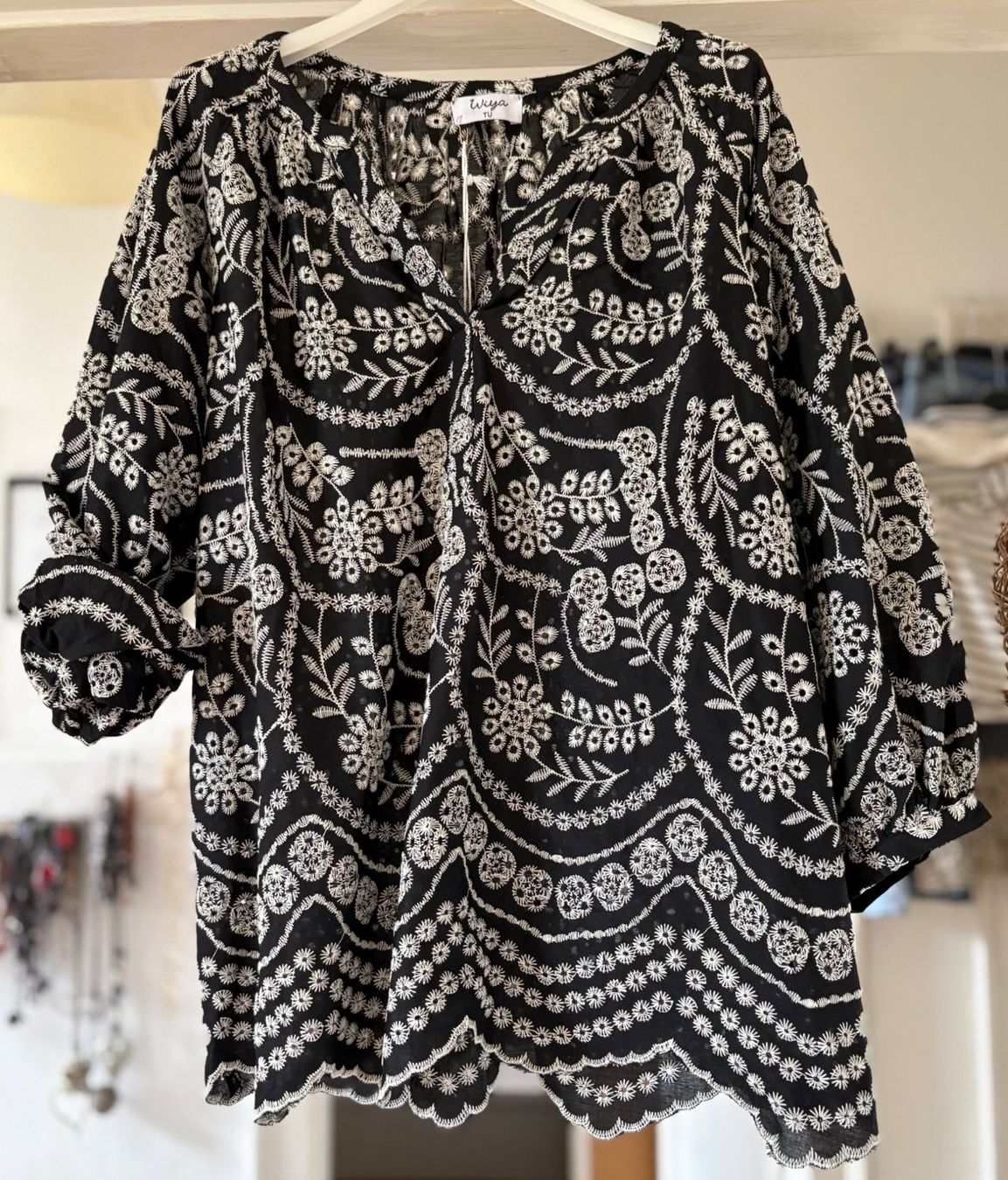 Blusen: CHEMISE/BLOUSE MIXT COTON! M – Neu und originalverpackt aus Locarno von NicoNion