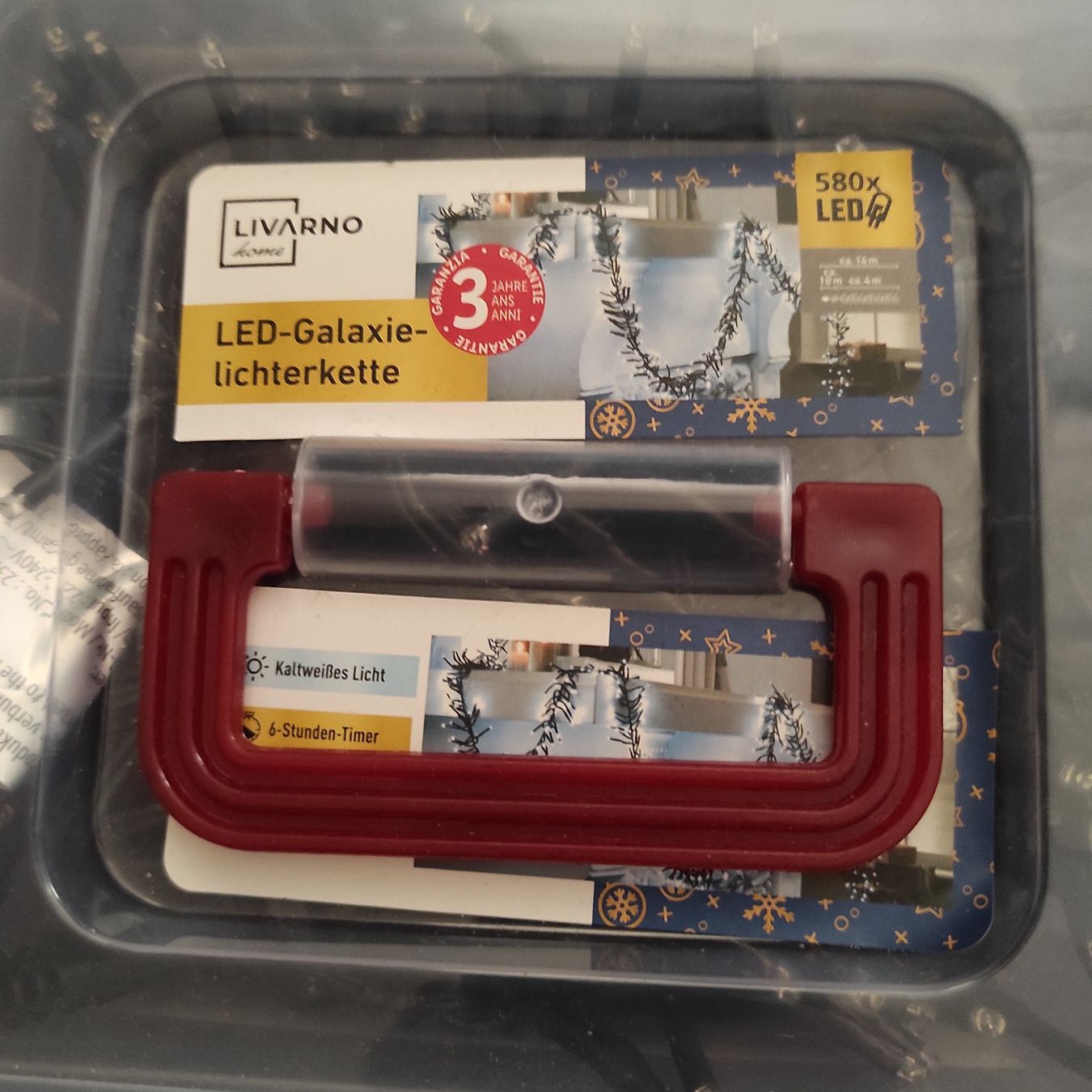 Ghirlande e barre luminose: 2x LED Lichterkette Livarno 580er kaltweiss Timer – Nuovo e nell'imballaggio originale da Münchwilen AG venduto da Choche1 1