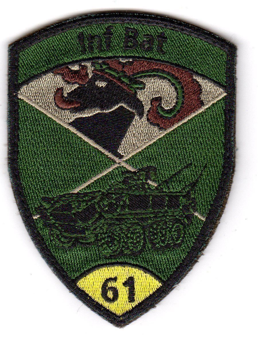 Placchette & Badge: Badge Inf Bat 61 gelb – Usato da Erlinsbach venduto da S700