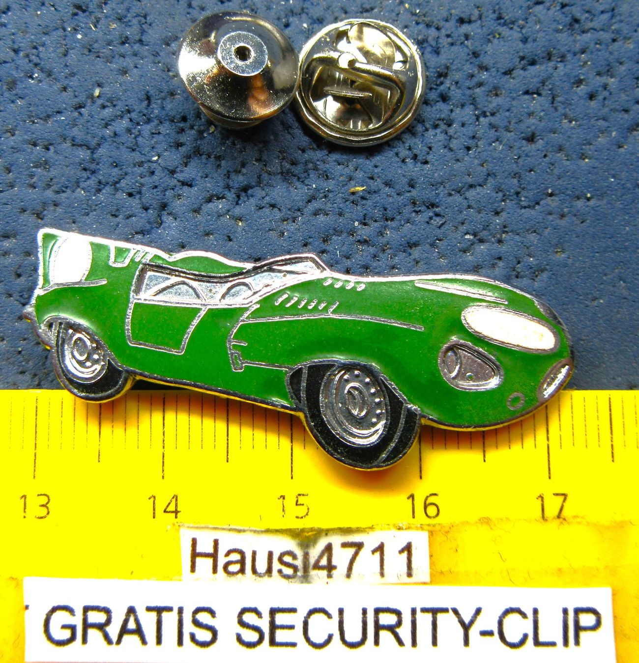 Jaguar Placchette & Badge: JAGUAR D-TYPER OLDTIMER RACING AUTO PIN ENAMEL GRÜN – Usato da Ettingen venduto da Hausi4711