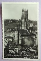 Fribourg, l'Hôtel de Ville et la Cathédrale