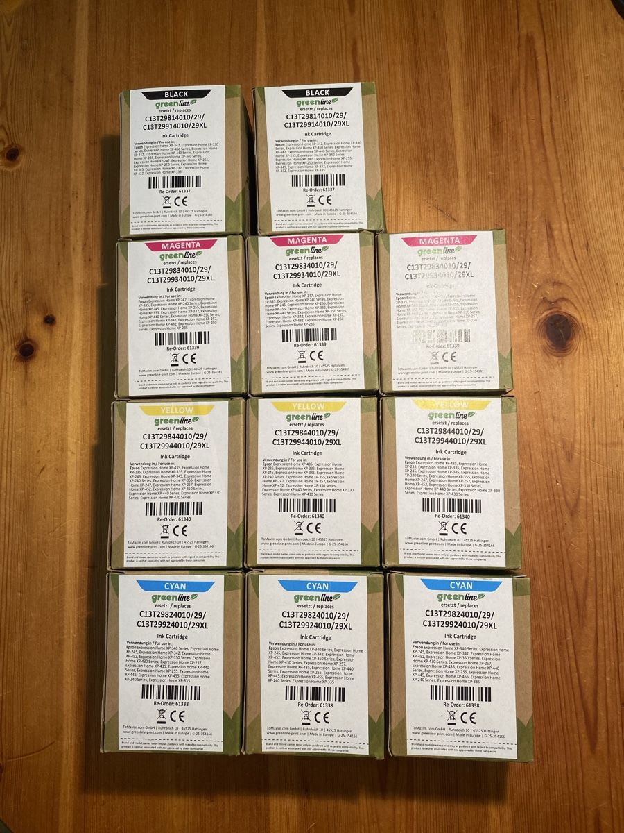 Epson Cartucce per stampanti & toner: Druckerpatronen greenline EPSON 11Stk. – Nuovo e nell'imballaggio originale da Embrach venduto da gab_p67g